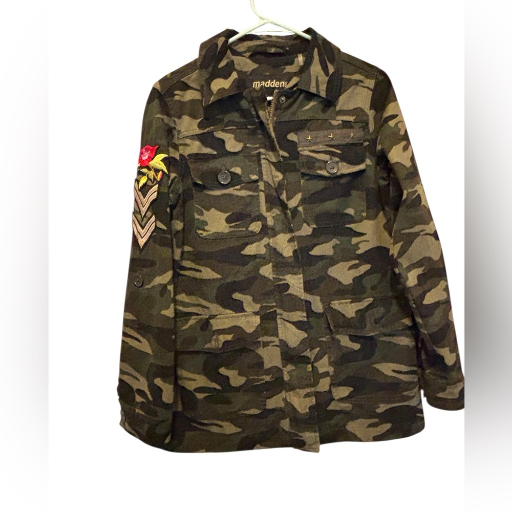 Steve Madden Kids Camouflage Button Down Shirt